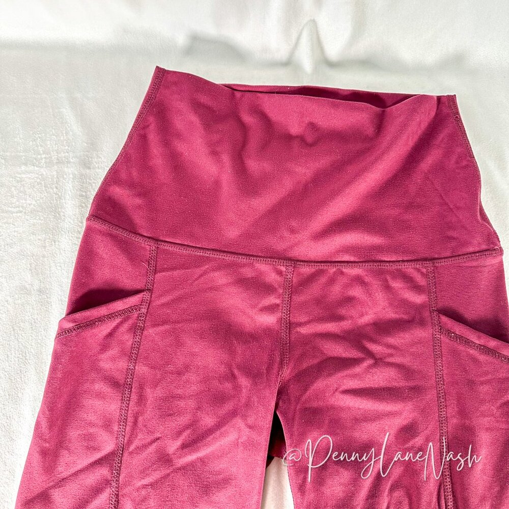 Yogalicious Lux Pocket High Waisted 7/8 Legging - Picture 4 of 7
